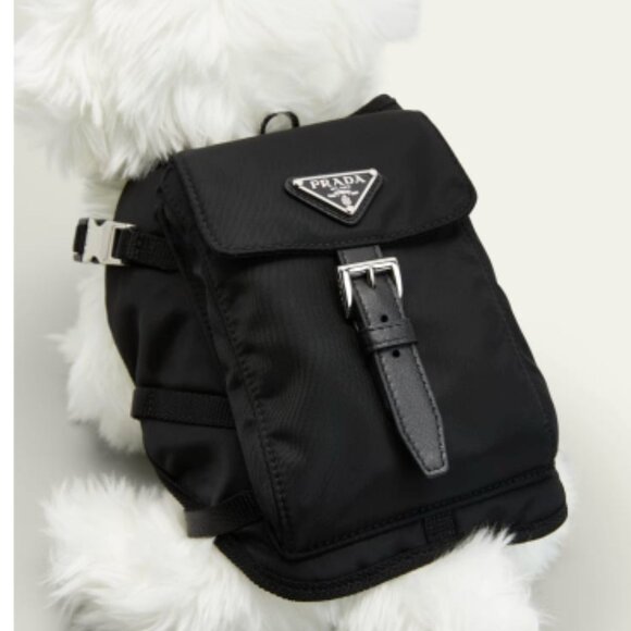 ALMOST NEW Authentic Prada Logo Buckle Dog Harness - size (S/M) in black - Picture 5 of 5